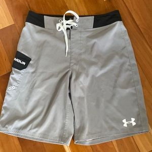 Gray Under Armour Board Shorts